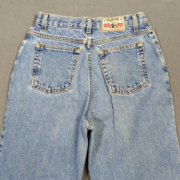 Rockies Vintage Jeans Women's 30 Fits 26x26 (Hemmed) Blue Slim Denim Western - Picture 3 of 12